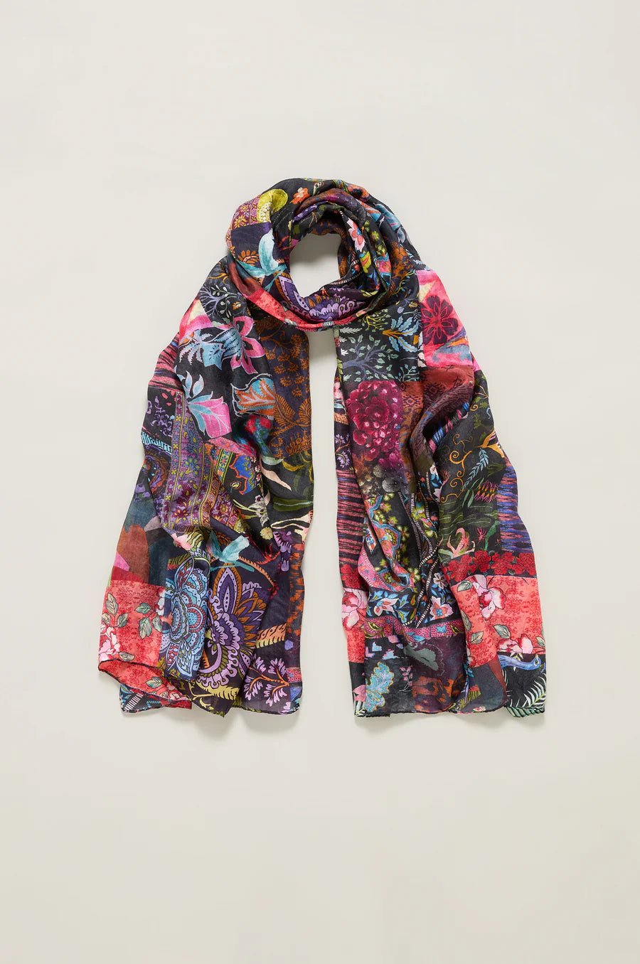 picture of Sahara Winter Patchwork Scarf - Multi - Number Two - womens - fashion - accessories - Sahara 3