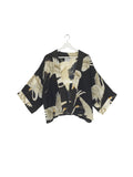 One Hundred Stars Kimono - Stork Black