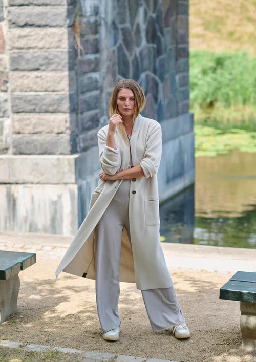 picture of Henriette Steffensen Long Cardigan 7162 - Kit - Number Two - womens - fashion - clothing - Henriette Steffensen 2