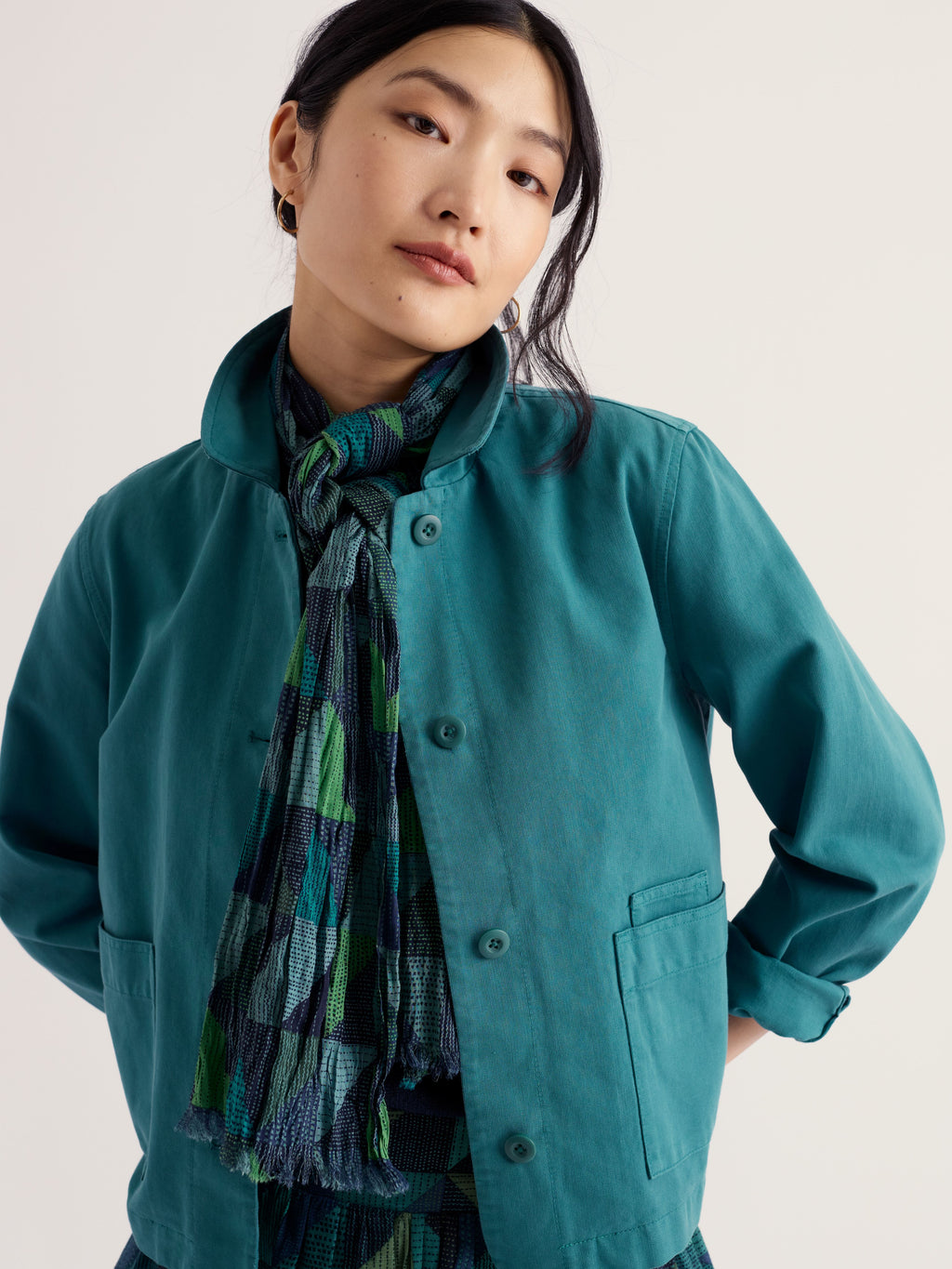 Seasalt Larissa Scarf - Blanket Geo Estuary