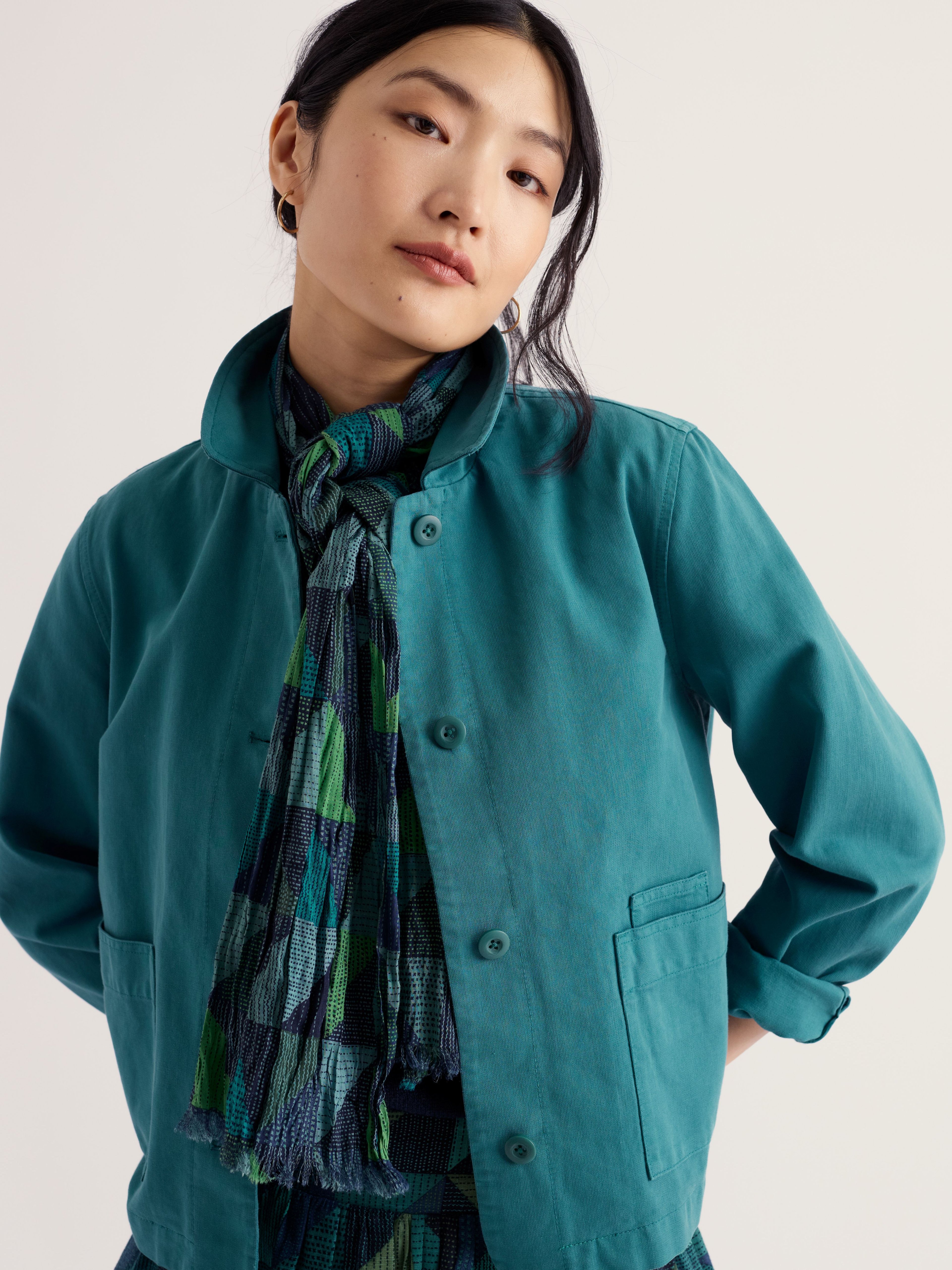 Seasalt Larissa Scarf - Blanket Geo Estuary