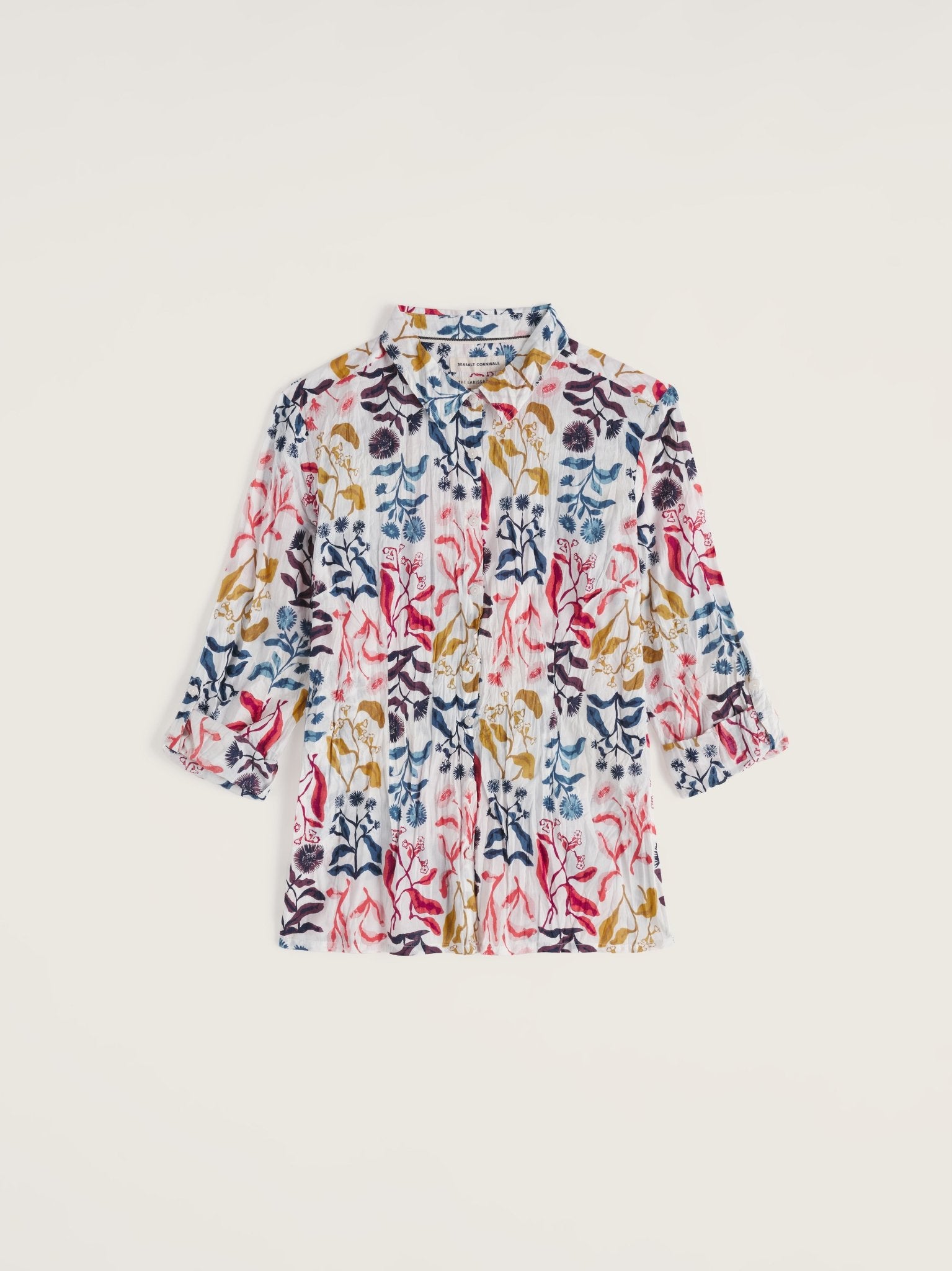 picture of Seasalt Larissa Shirt - Inky Botanicals Chalk - Number Two - womens - fashion - clothing - Seasalt 5