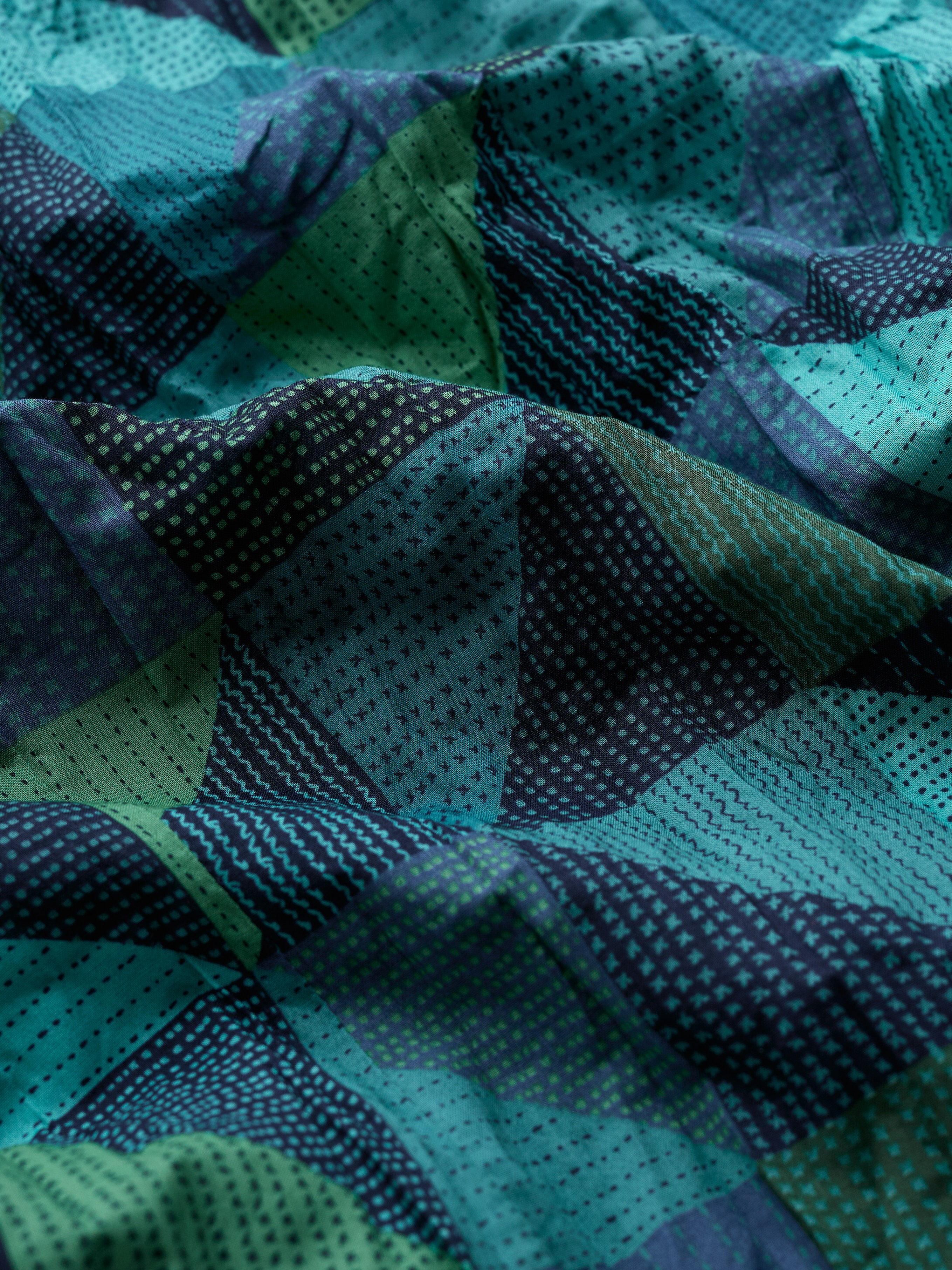 Seasalt Larissa Shirt - Blanket Geo Estuary