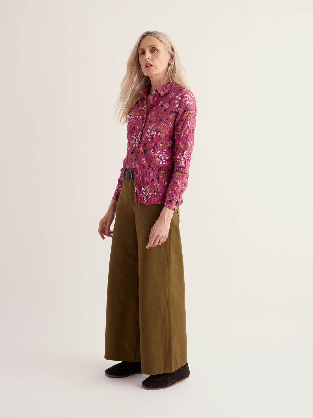 Seasalt Larissa Shirt - Flora Study Rosa