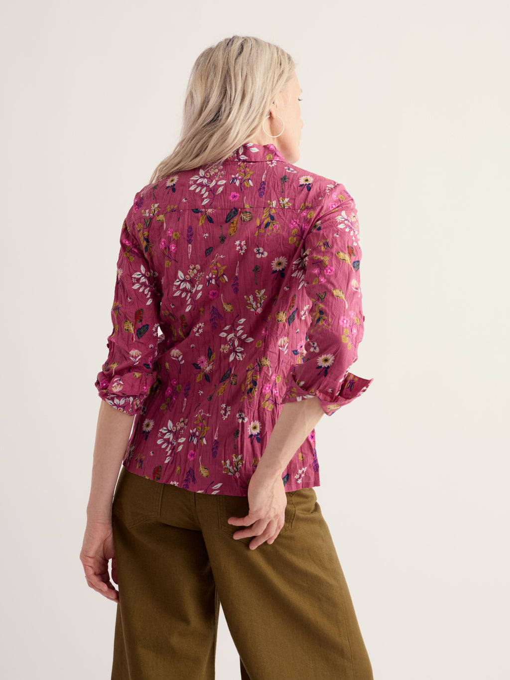 Seasalt Larissa Shirt - Flora Study Rosa