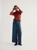 Seasalt Larissa Shirt - Tomato Blooms Cinnamon