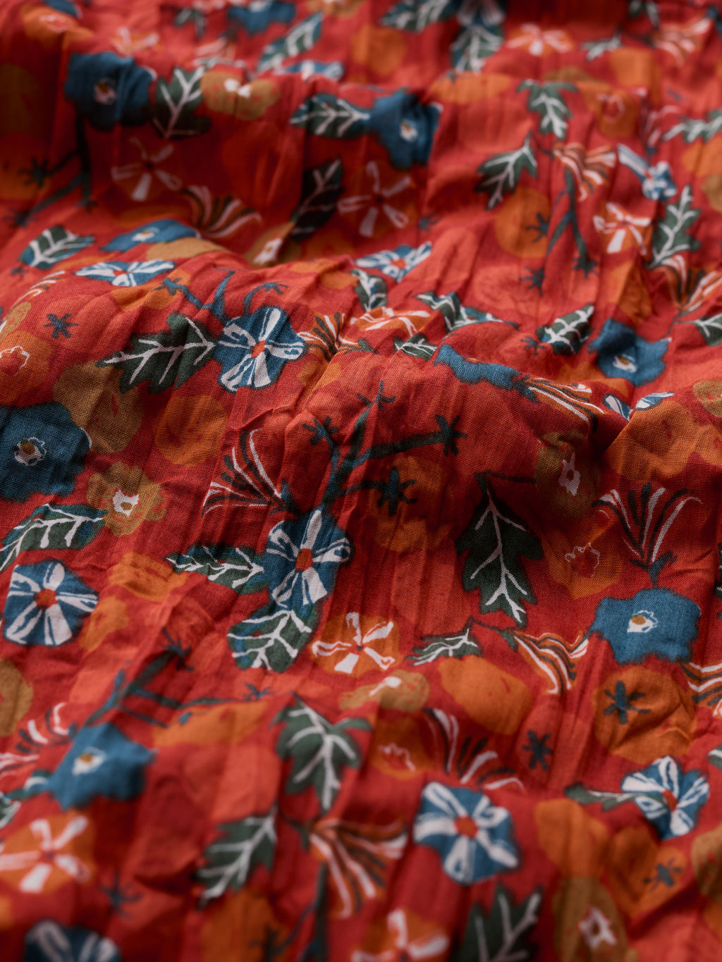 Seasalt Larissa Shirt - Tomato Blooms Cinnamon