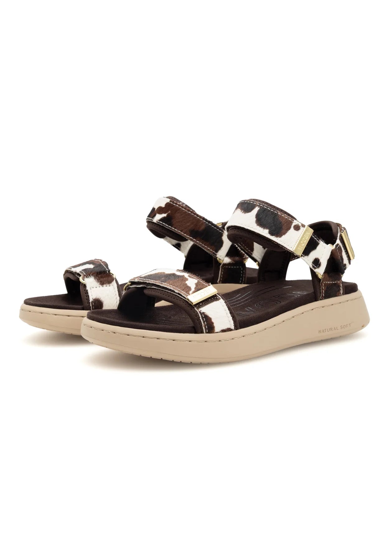 picture of Woden Line Suede Sandal - Cowhide - Number Two - womens - fashion - Footwear - Woden 2