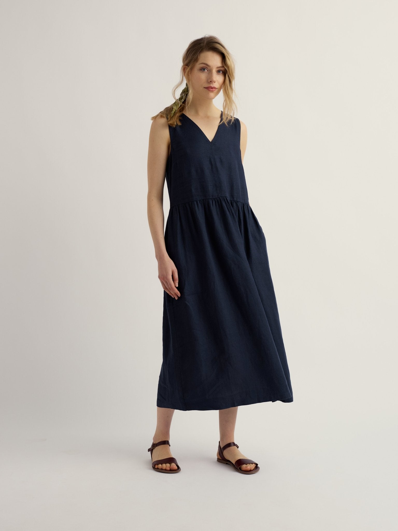 picture of Seasalt Lowland Heather Dress - Marine - Number Two - womens - fashion - clothing - Seasalt 2