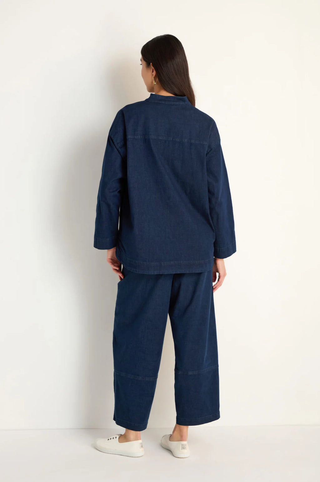 picture of Sahara Stretch Denim Boxy Jacket - Number Two - womens - fashion - clothing - Sahara 4