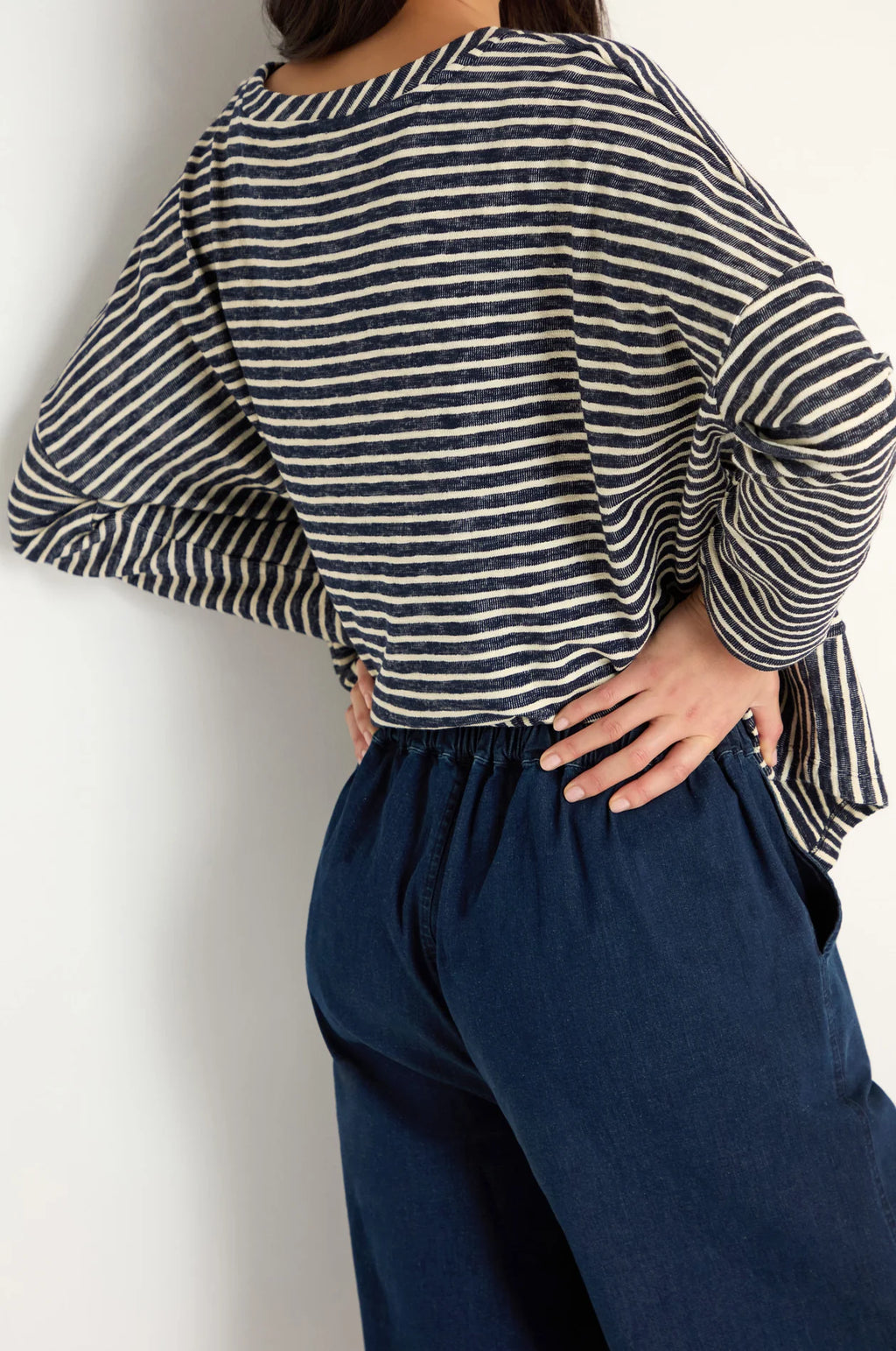 picture of Sahara Stretch Denim Bubble Trouser - Denim - Number Two - womens - fashion - clothing - Sahara 4