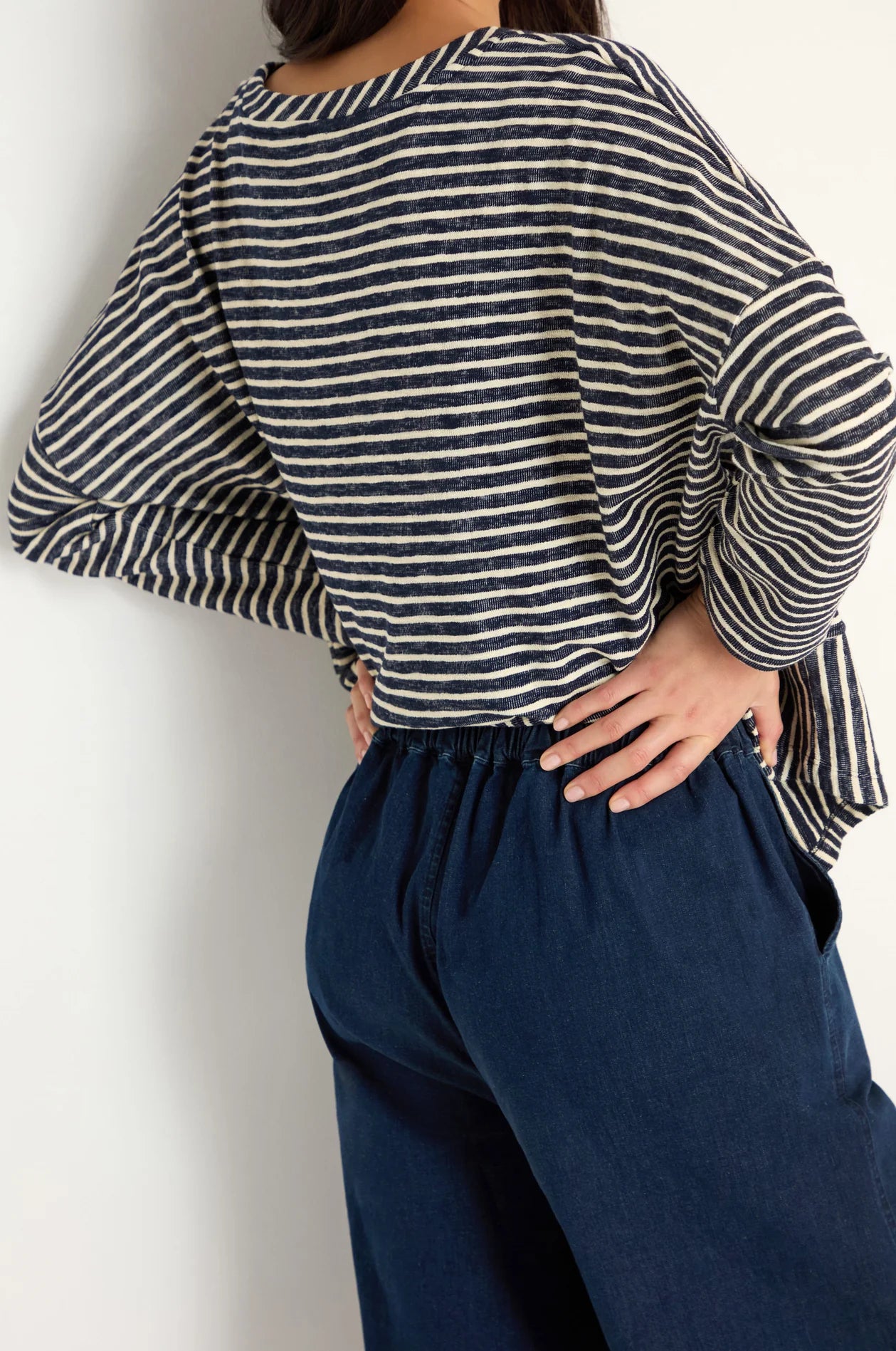 picture of Sahara Stretch Denim Bubble Trouser - Denim - Number Two - womens - fashion - clothing - Sahara 4