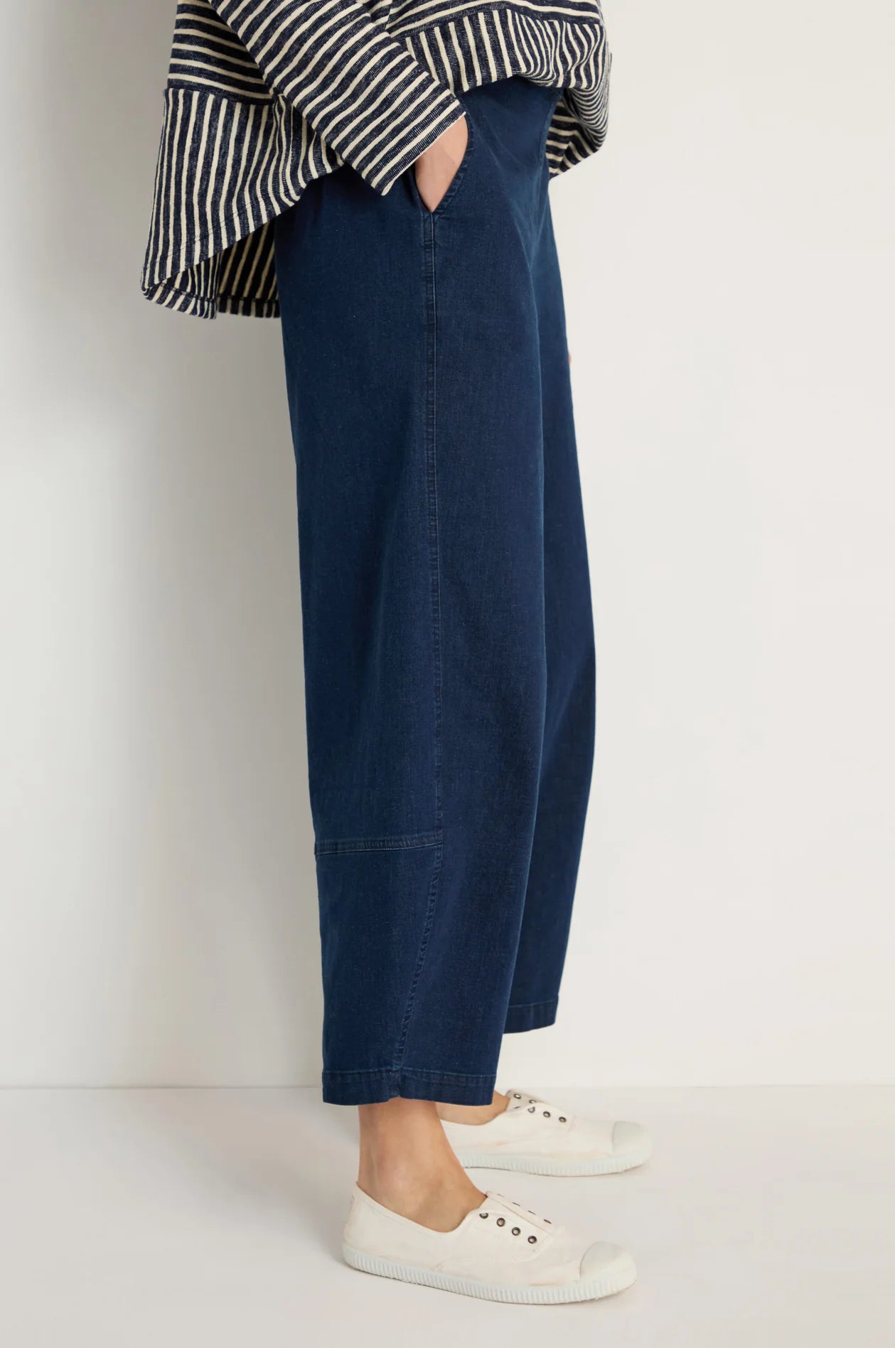 picture of Sahara Stretch Denim Bubble Trouser - Denim - Number Two - womens - fashion - clothing - Sahara 1