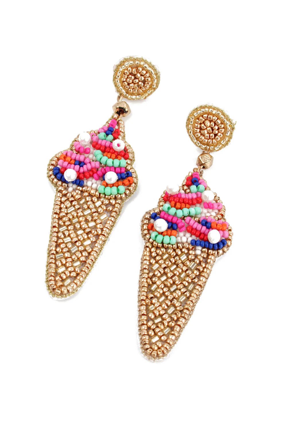 picture of My Doris Beaded Earring - Ice Cream - Number Two - womens - fashion - accessories - My Doris 1