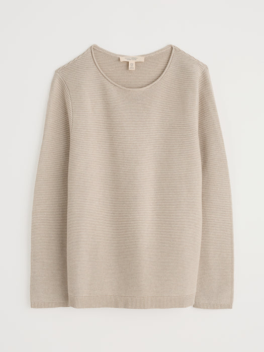 Seasalt Makers Cotton Jumper Limestone