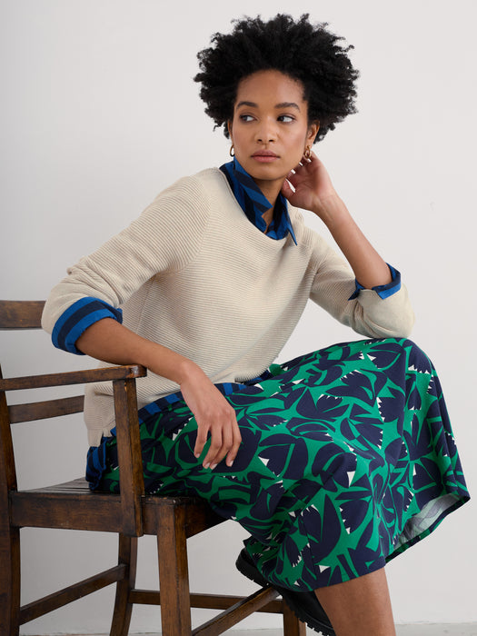 Seasalt Makers Cotton Jumper Limestone