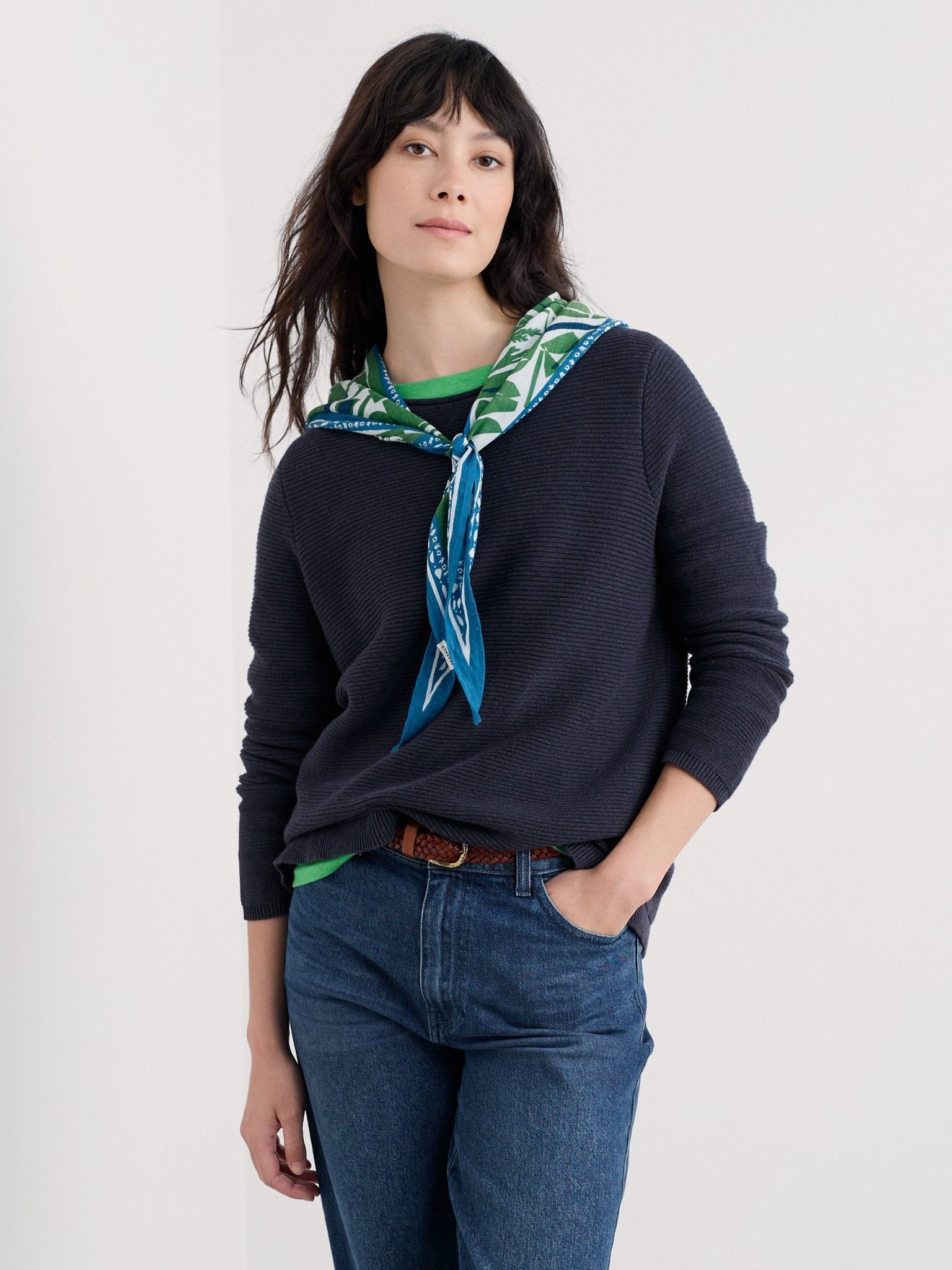 picture of Seasalt Makers Cotton Jumper - Maritime - Number Two - womens - fashion - clothing - Seasalt 2
