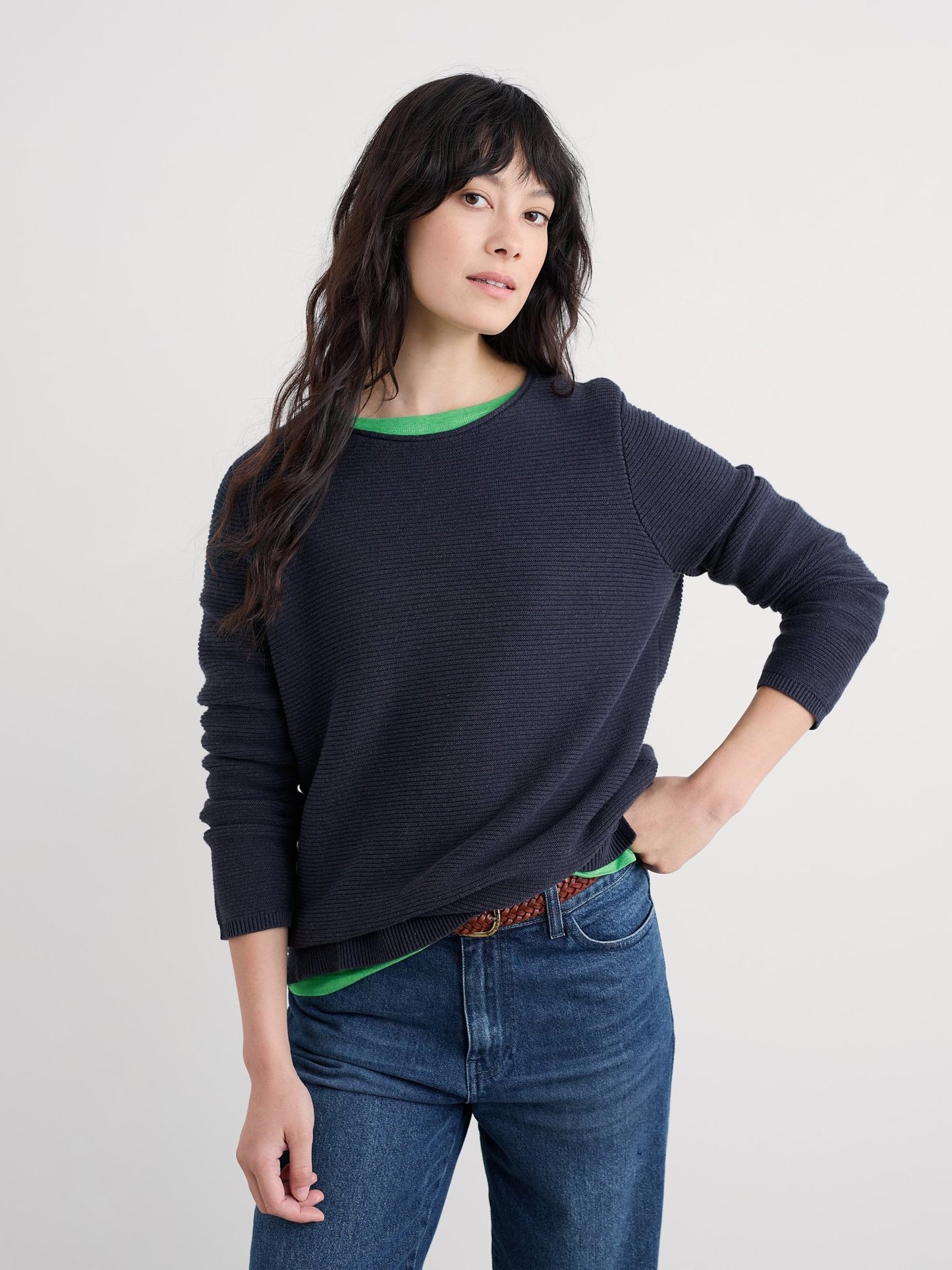 picture of Seasalt Makers Cotton Jumper - Maritime - Number Two - womens - fashion - clothing - Seasalt 1