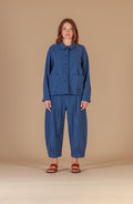 picture of Mama B Marzo Q Jacket - Blue Check - Number Two - womens - fashion - clothing - Mama B 1