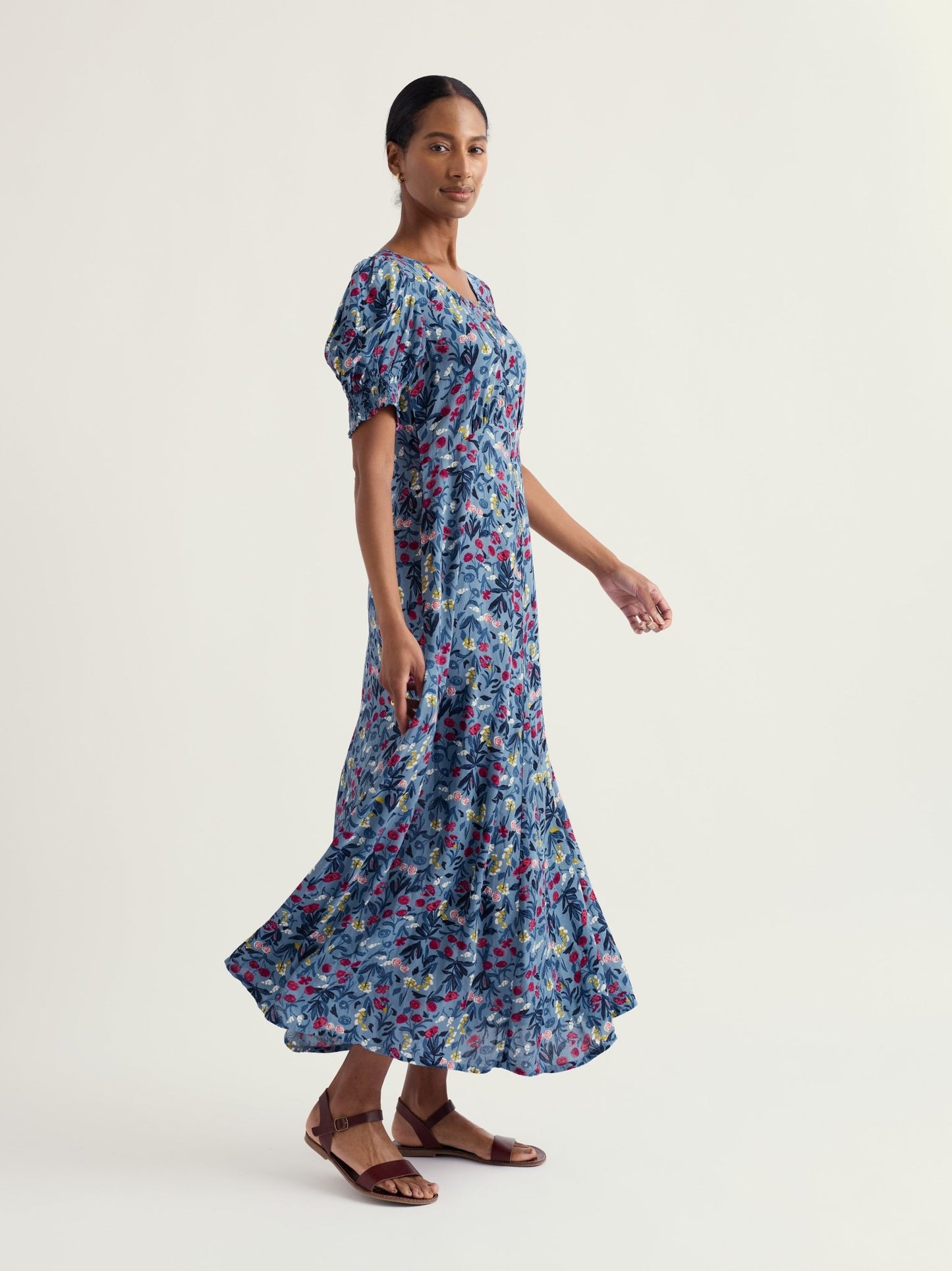 picture of Seasalt Marsh Violet Dress - Spring Stems Seascape Mix - Number Two - womens - fashion - clothing - Seasalt 2
