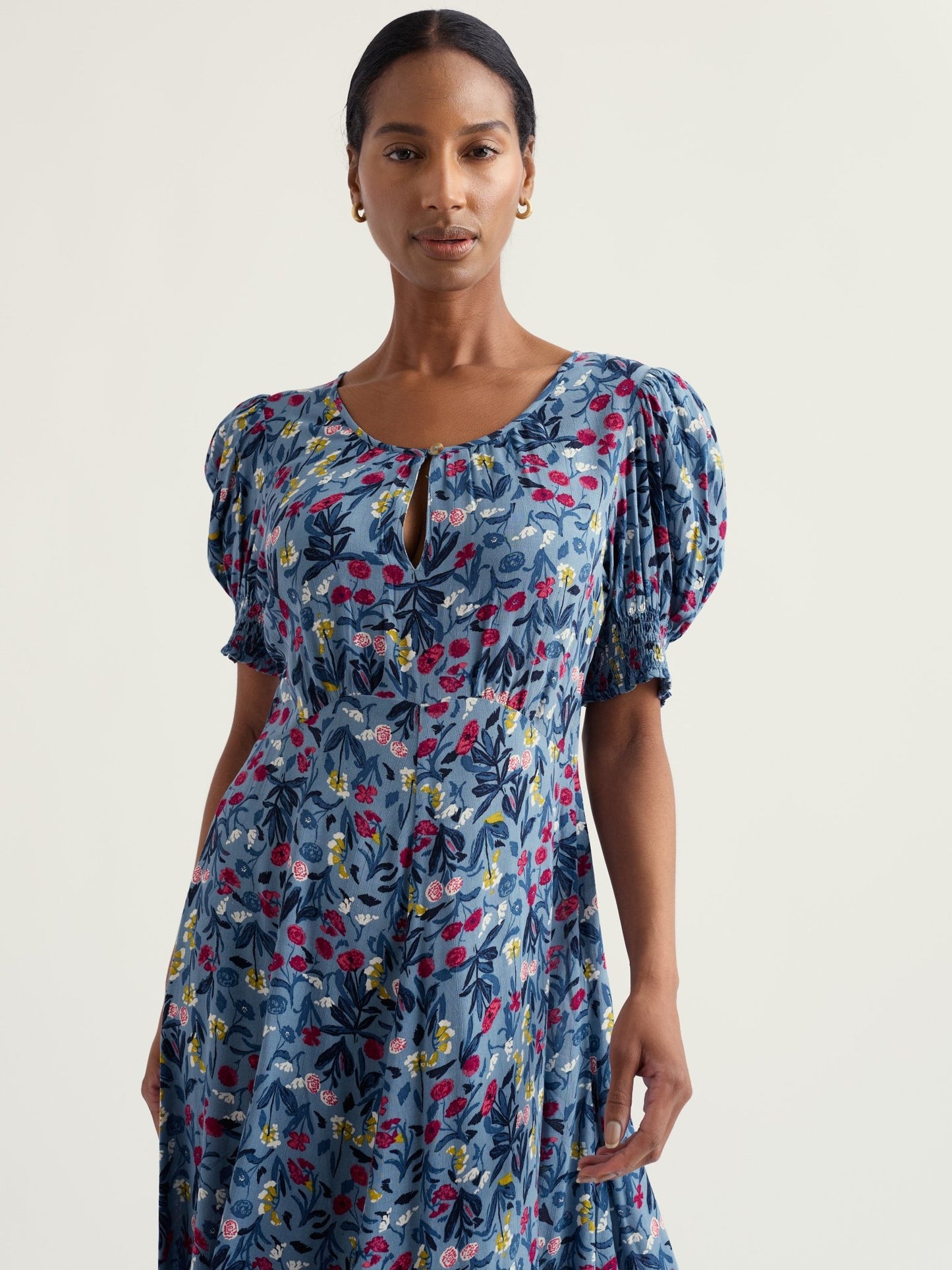 picture of Seasalt Marsh Violet Dress - Spring Stems Seascape Mix - Number Two - womens - fashion - clothing - Seasalt 3