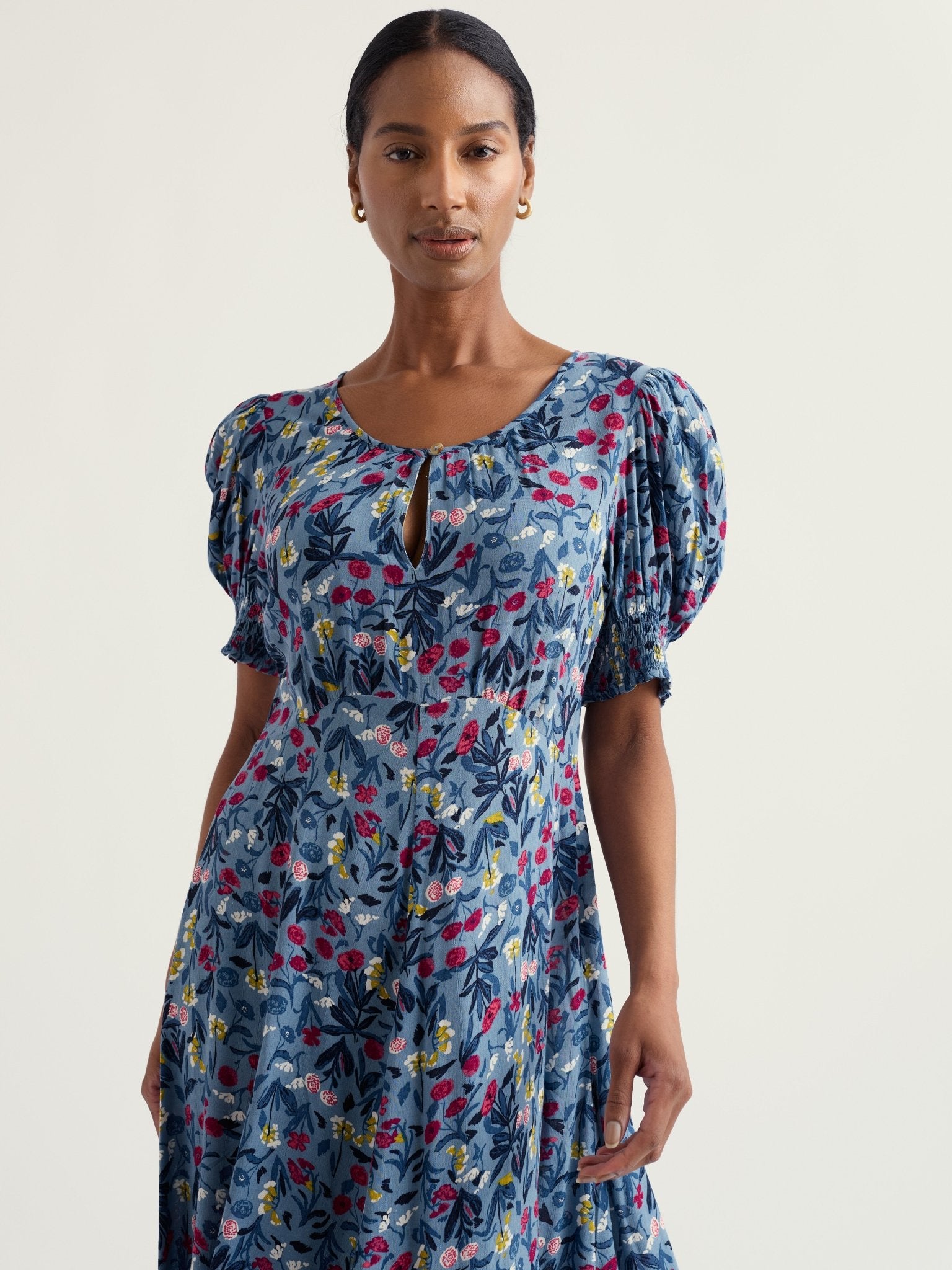 picture of Seasalt Marsh Violet Dress - Spring Stems Seascape Mix - Number Two - womens - fashion - clothing - Seasalt 3