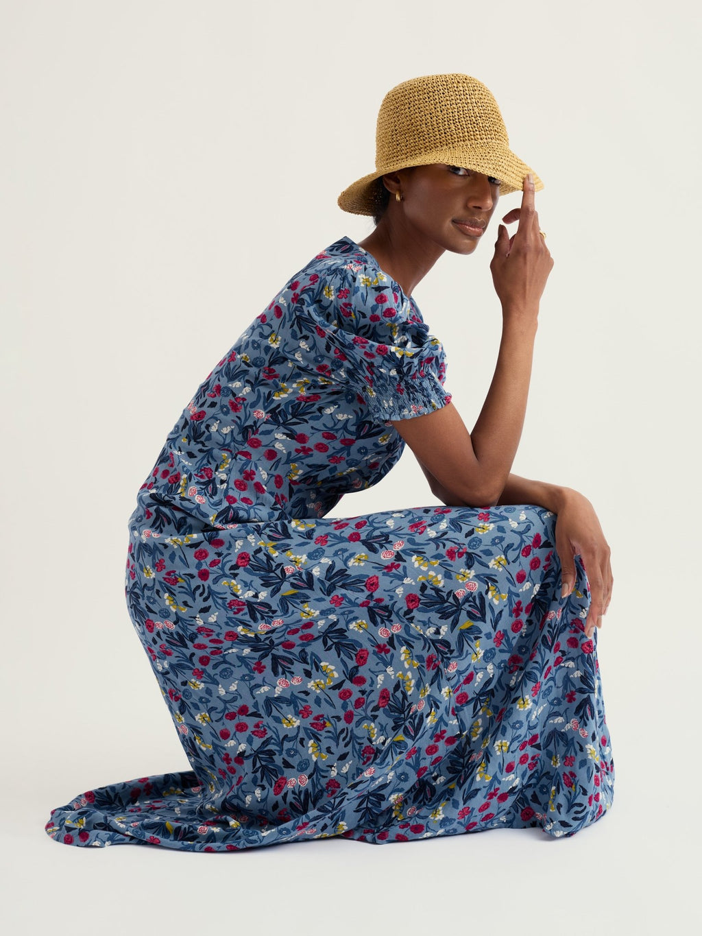 picture of Seasalt Marsh Violet Dress - Spring Stems Seascape Mix - Number Two - womens - fashion - clothing - Seasalt 1