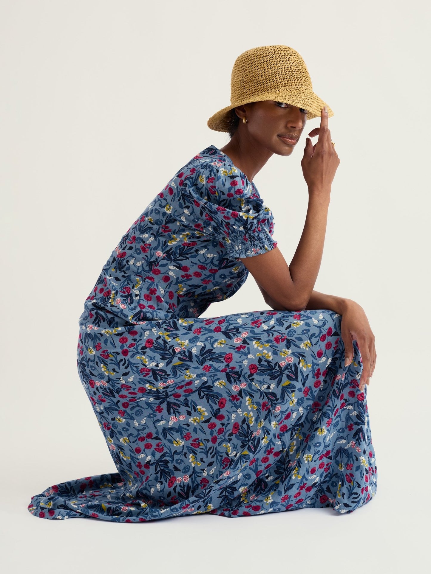 picture of Seasalt Marsh Violet Dress - Spring Stems Seascape Mix - Number Two - womens - fashion - clothing - Seasalt 1