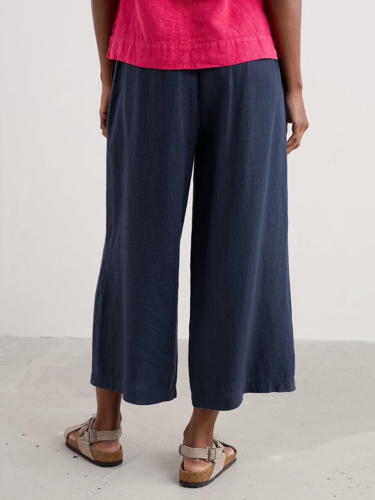 Seasalt Merrivale Linen Culottes Maritime