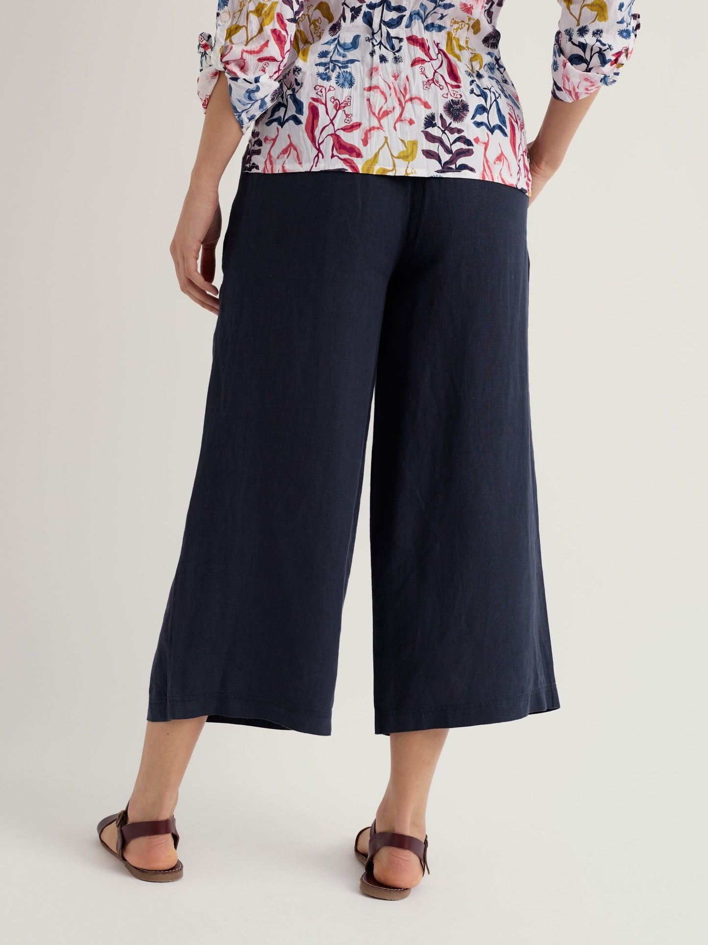 picture of Seasalt Merrivale Linen Culottes - Maritime - Number Two - womens - fashion - clothing - Seasalt 3