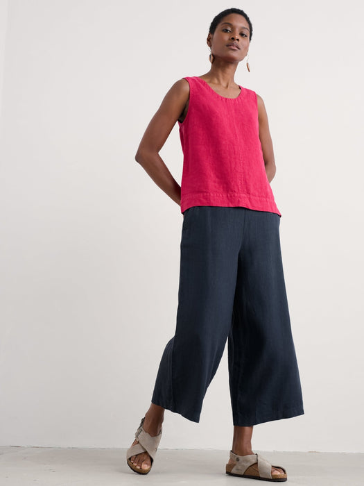 Seasalt Merrivale Linen Culottes Maritime