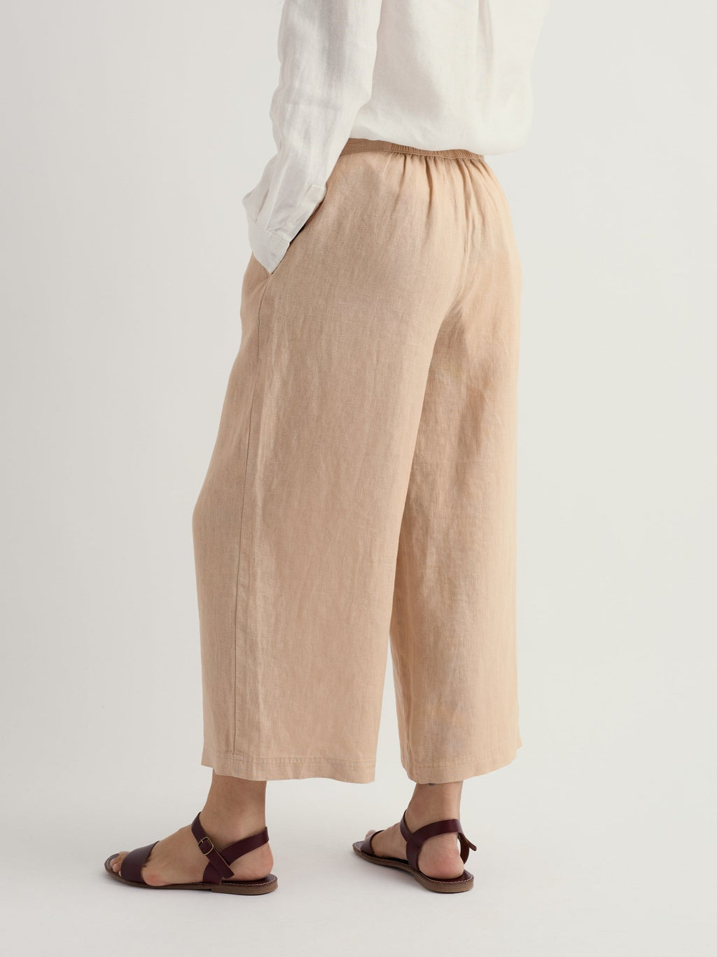 picture of Seasalt Merrivale Linen Culottes - Whelk - Number Two - womens - fashion - clothing - Seasalt 2