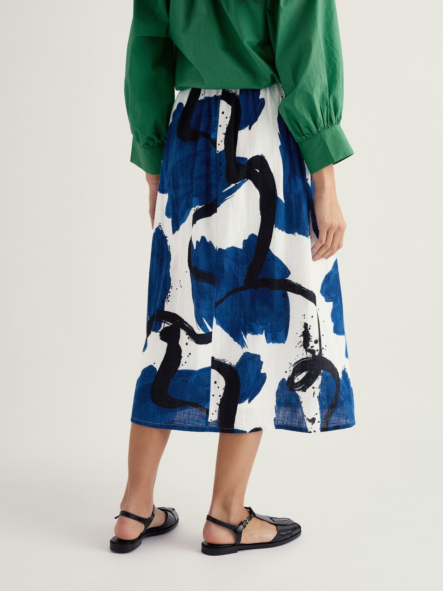 picture of Seasalt Mevagissey Skirt - Paint Canvas Dark Voyage - Number Two - womens - fashion - clothing - Seasalt 3