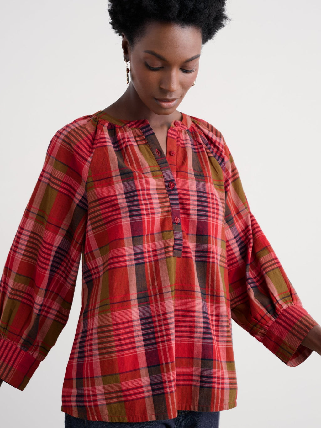 picture of Seasalt Moor Grass Shirt - Spring Squall Squash - Number Two - womens - fashion - clothing - Seasalt 2