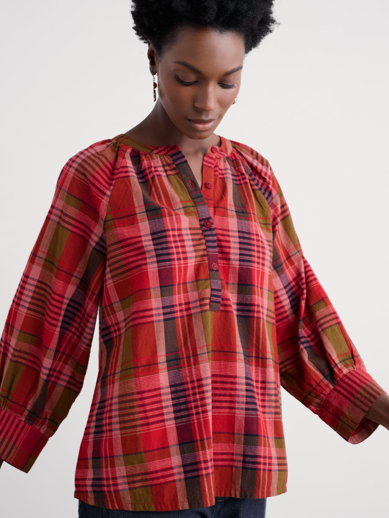 picture of Seasalt Moor Grass Shirt - Spring Squall Squash - Number Two - womens - fashion - clothing - Seasalt 2