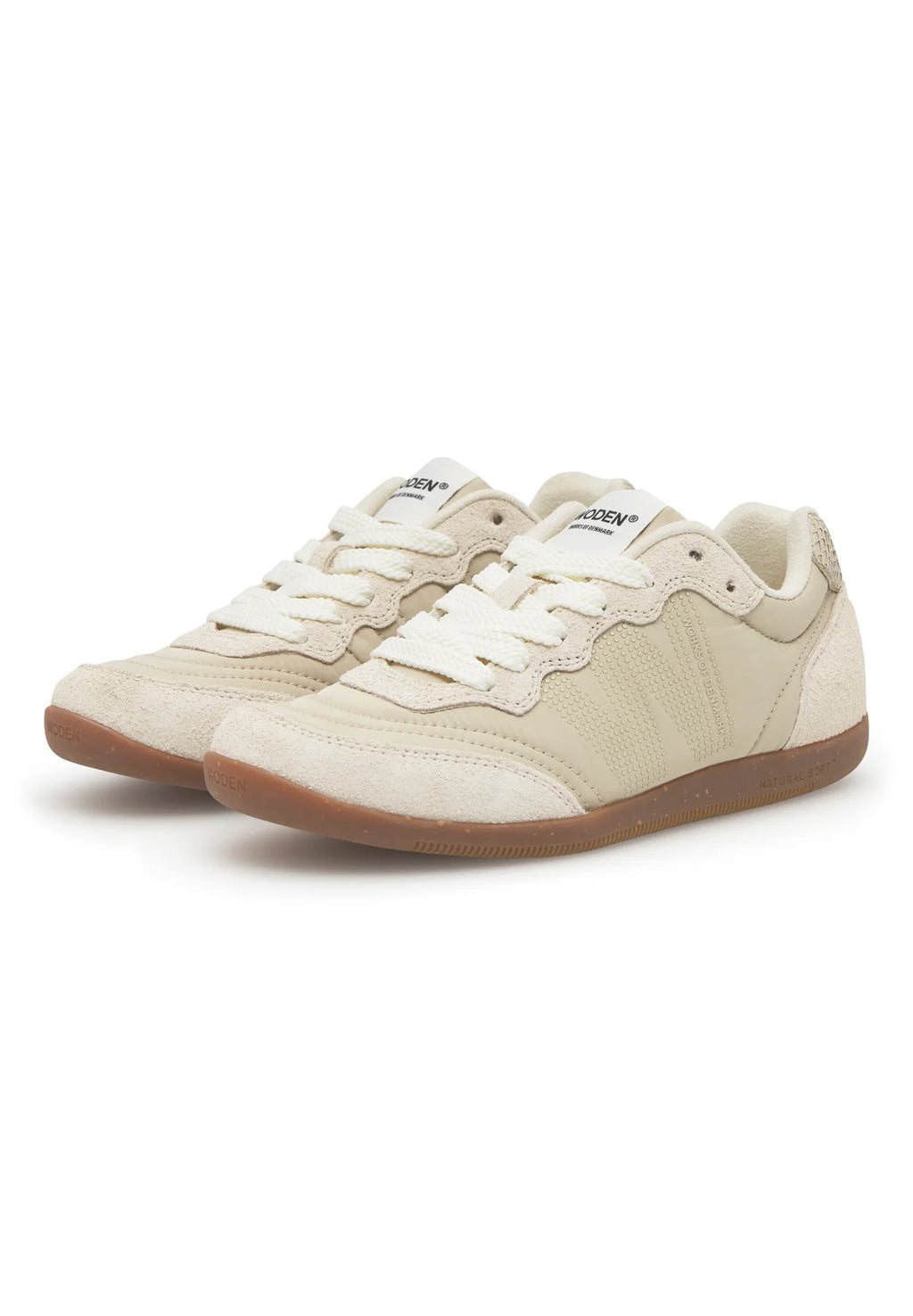 picture of Woden Nanna Trainer - Ivory - Number Two - womens - fashion - Footwear - Woden 2