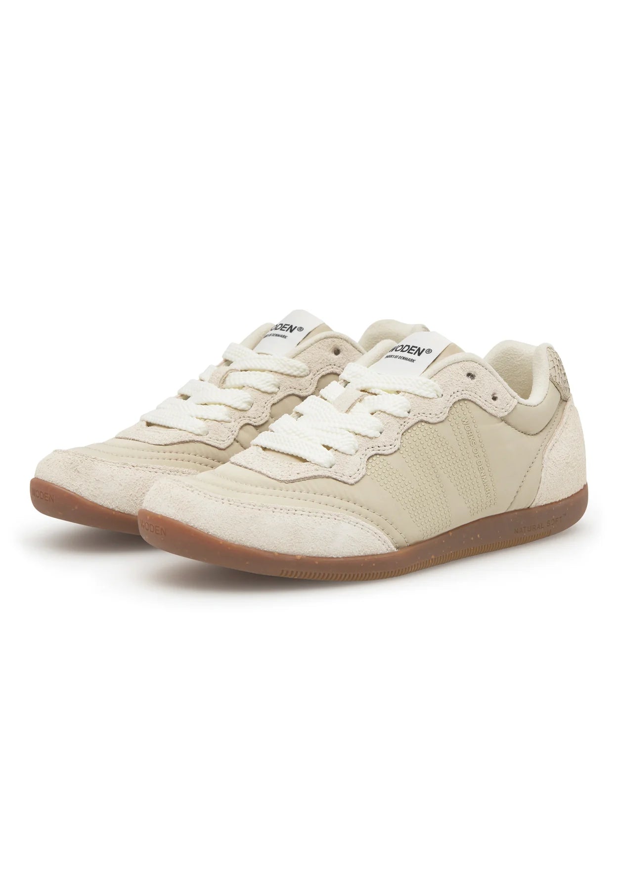 picture of Woden Nanna Trainer - Ivory - Number Two - womens - fashion - Footwear - Woden 2