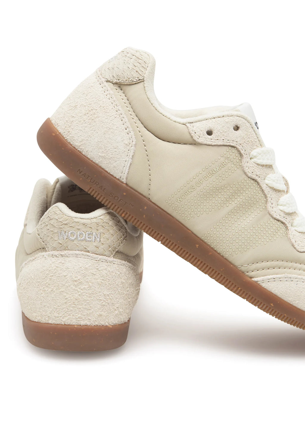 picture of Woden Nanna Trainer - Ivory - Number Two - womens - fashion - Footwear - Woden 4