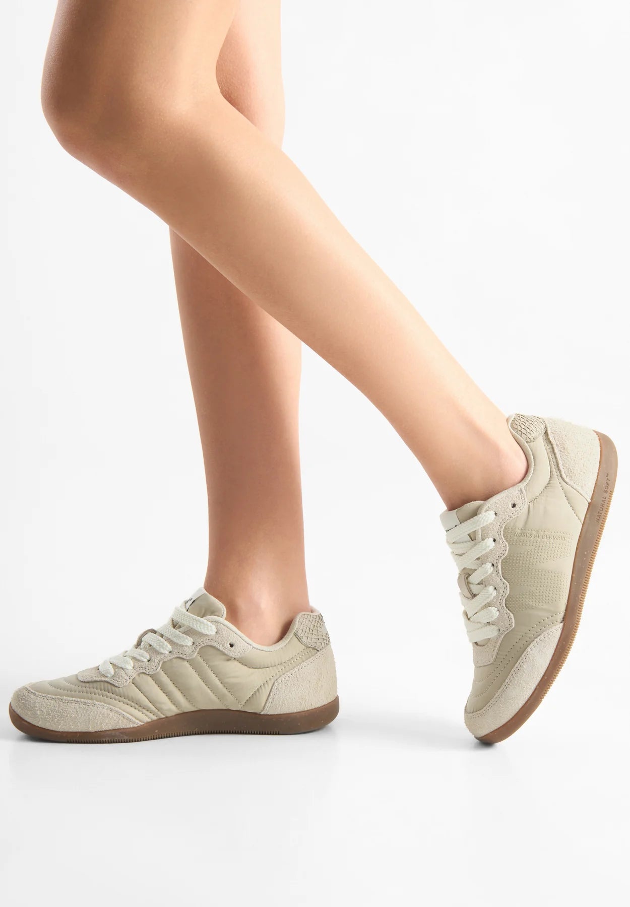 picture of Woden Nanna Trainer - Ivory - Number Two - womens - fashion - Footwear - Woden 5