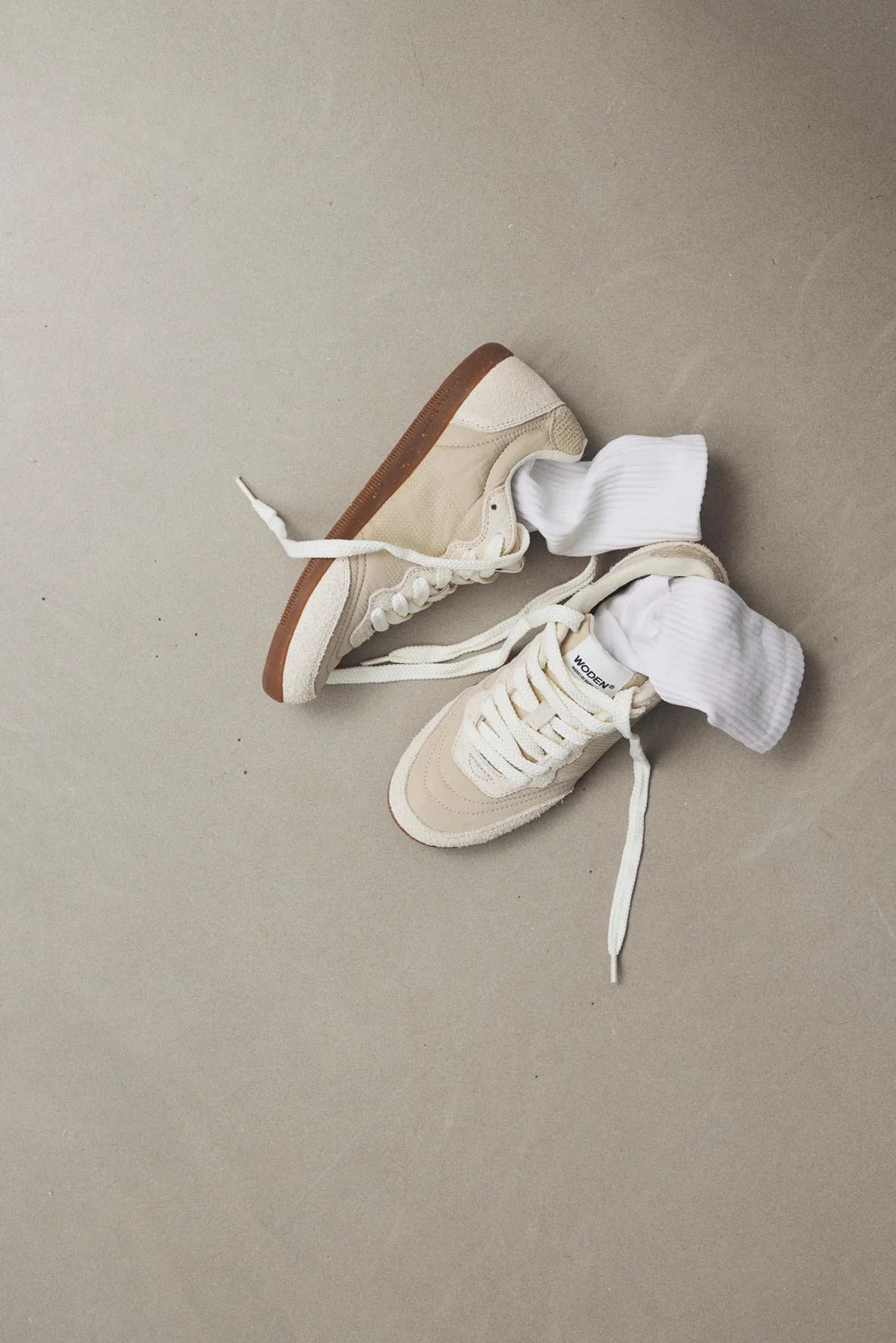 picture of Woden Nanna Trainer - Ivory - Number Two - womens - fashion - Footwear - Woden 6