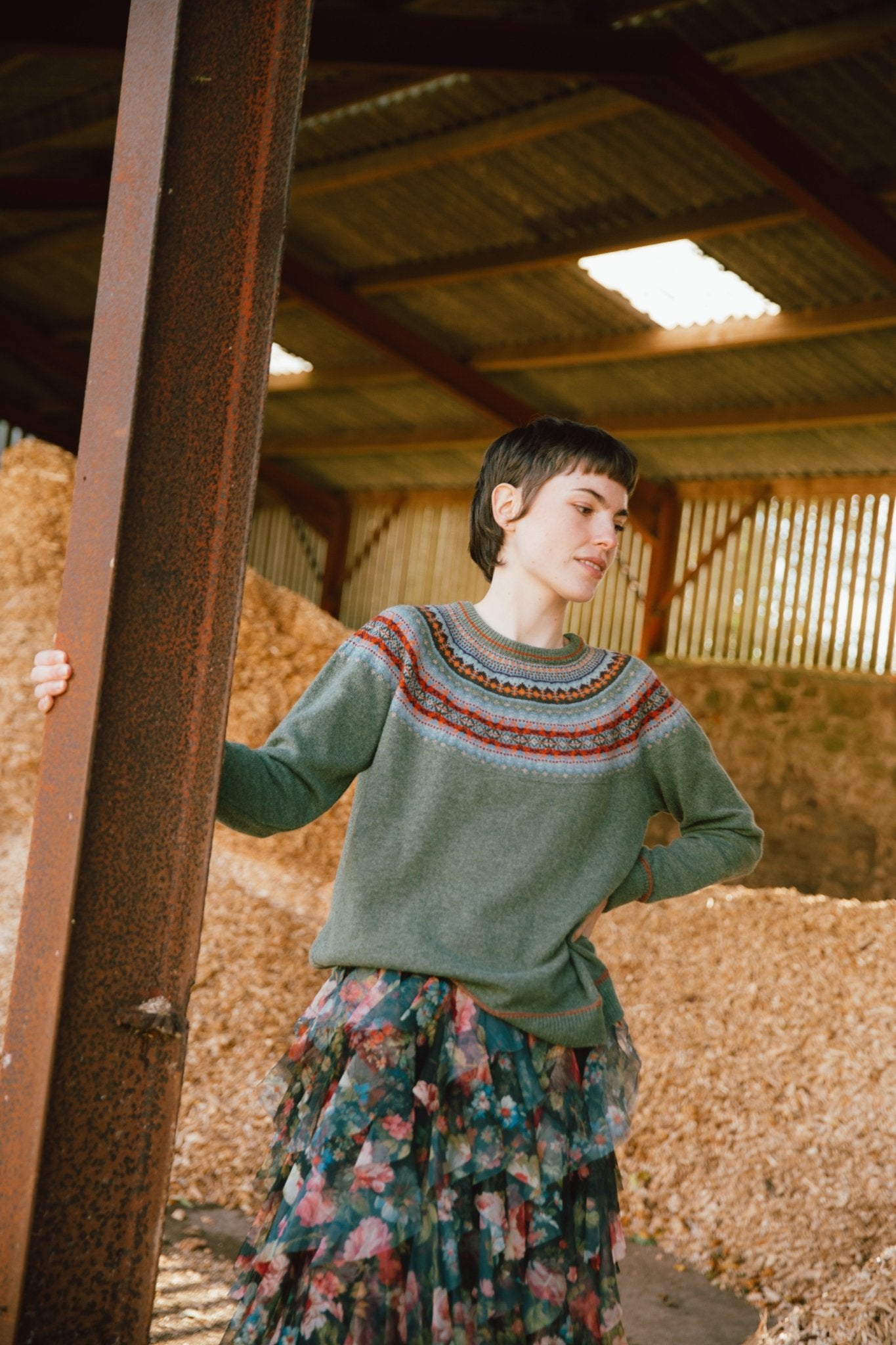 picture of Eribe Alpine Breeze Sweater - Braemar - Number Two - womens - fashion - clothing - Eribe 1