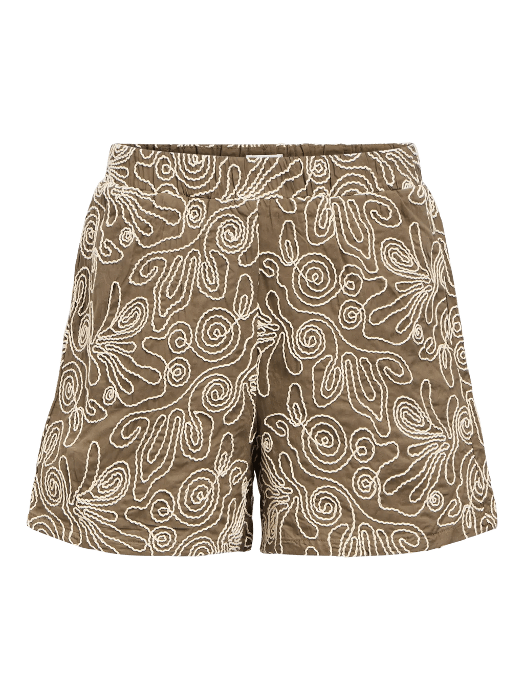 picture of Object Kerry Shorts - Morel/Sandshell - Number Two - womens - fashion - clothing - Object 5