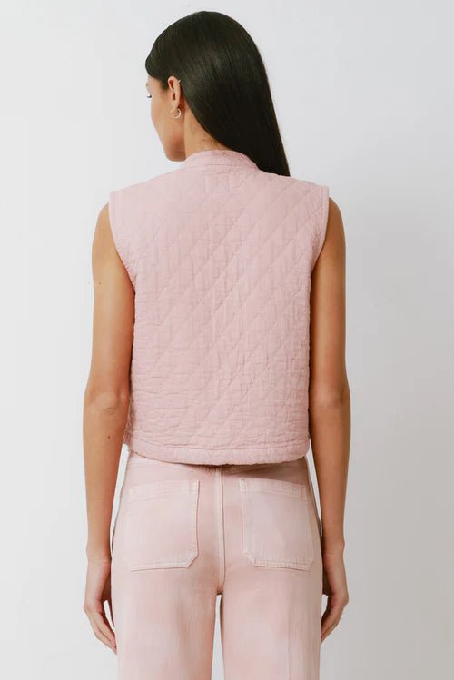 picture of Seventy + Mochi Quilted Pablo Vest - Peony Pink - Number Two - womens - fashion - clothing - Seventy + Mochi 5