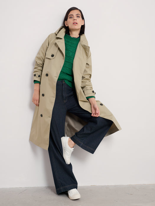 Seasalt Penweathers Waterproof Trench Coat Seed