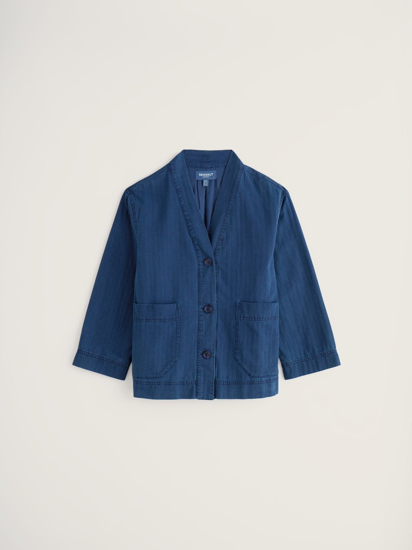 picture of Seasalt Penwerris Jacket - Mid Indigo - Number Two - womens - fashion - clothing - Seasalt 6