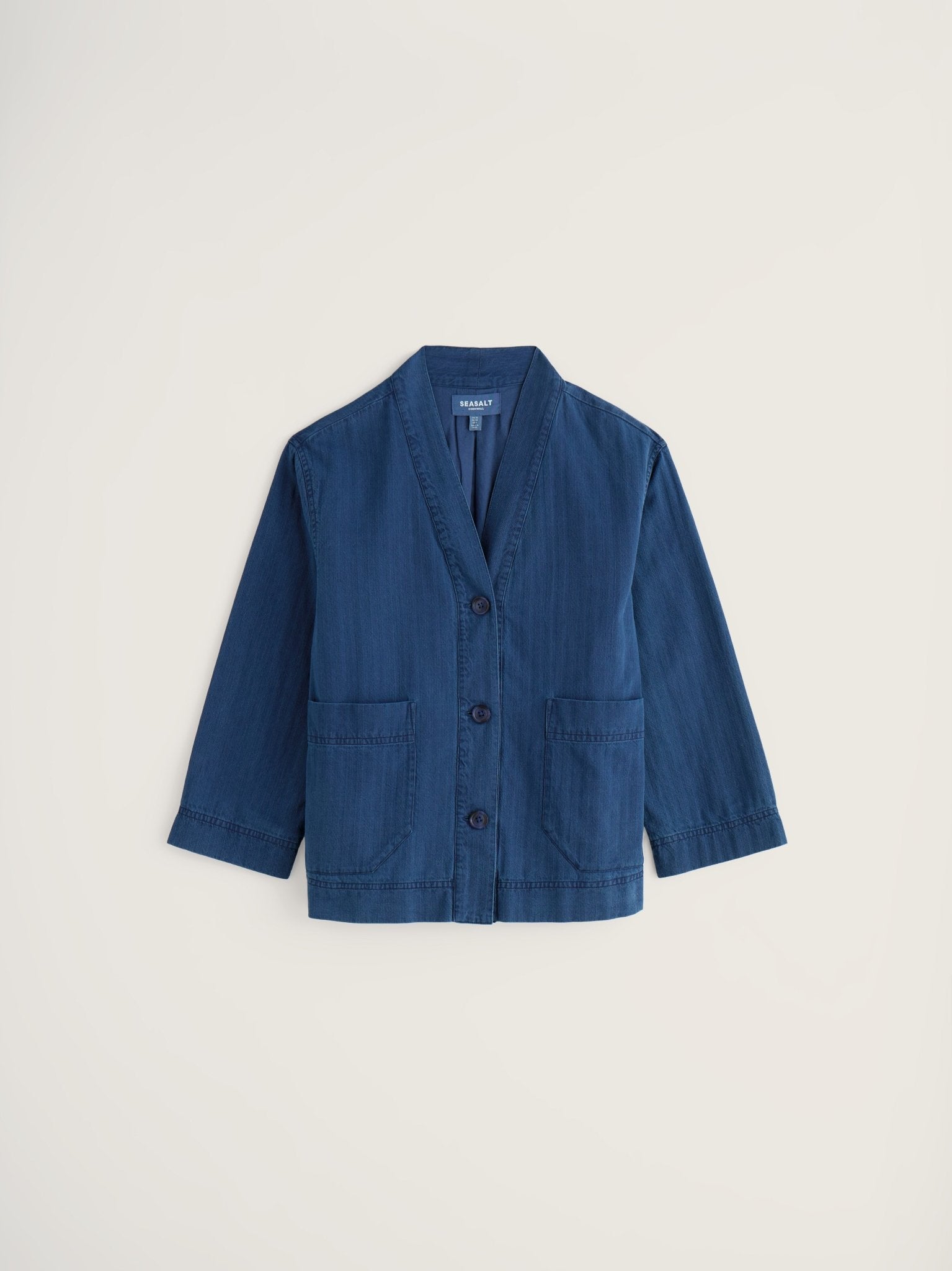 picture of Seasalt Penwerris Jacket - Mid Indigo - Number Two - womens - fashion - clothing - Seasalt 6