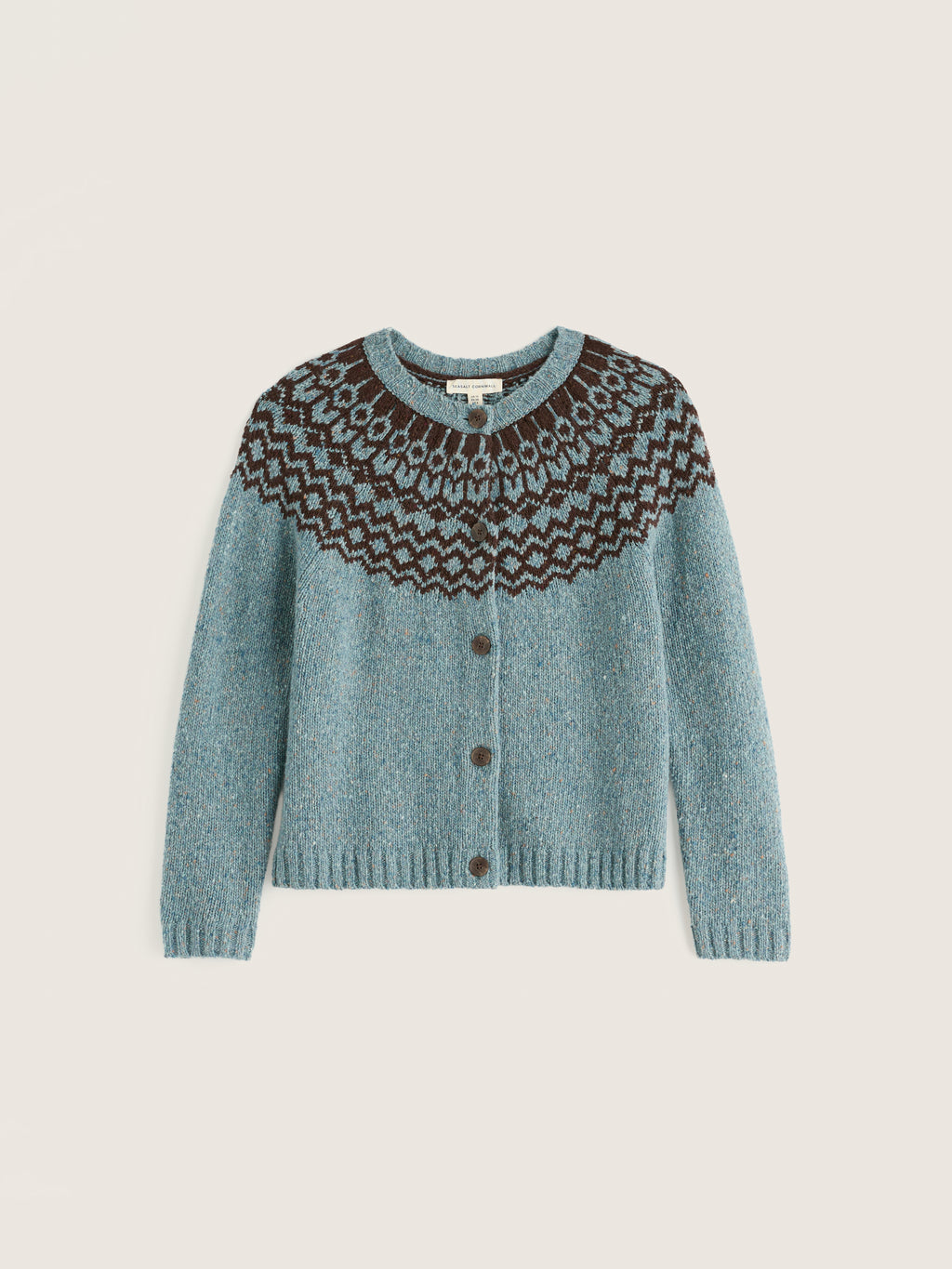 Seasalt Port Kinnis Cardigan - Wag Tail Lichen Seedbed