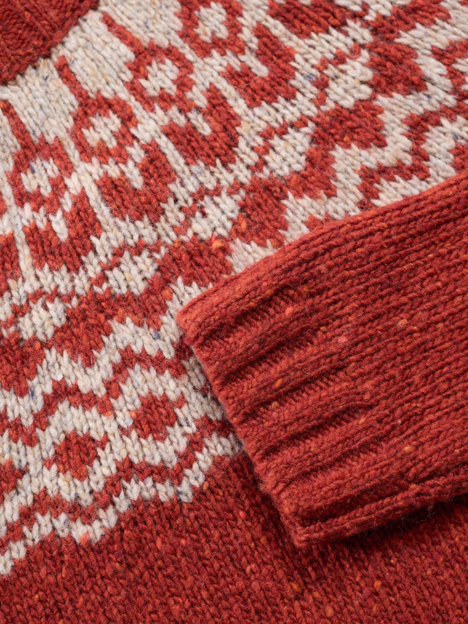 picture of Seasalt Port Kinnis Merino Jumper - Wagtail Red Sail Birch Mix - Number Two - womens - fashion - clothing - Seasalt 4