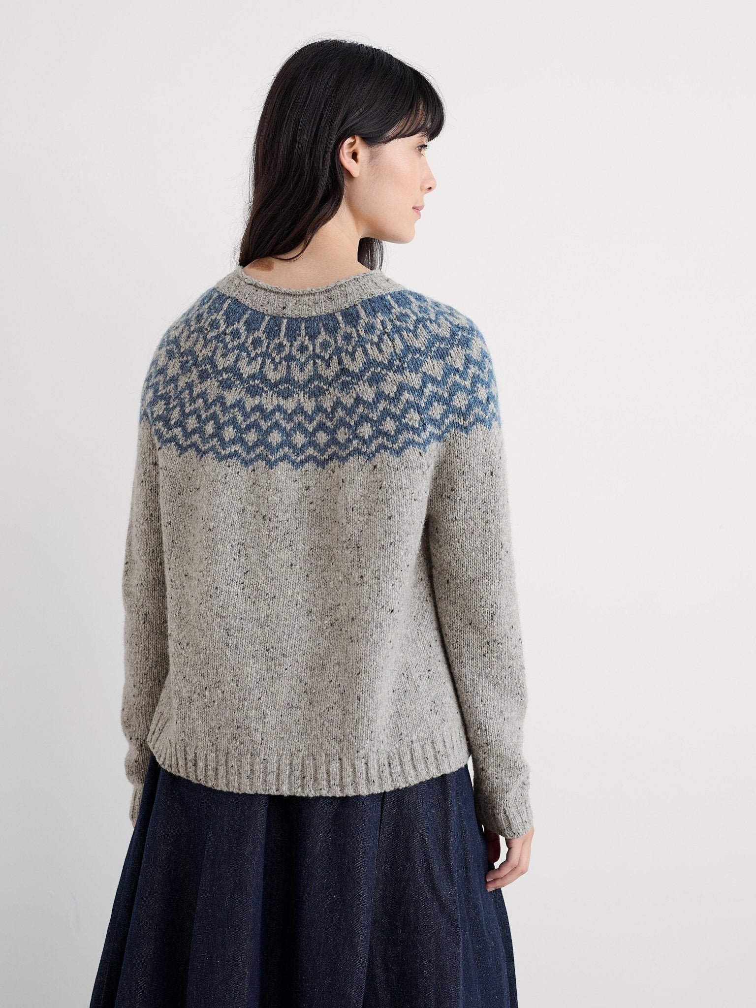picture of Seasalt Port Kinnis Merino Jumper - Wagtail Tor Shore - Number Two - womens - fashion - clothing - Seasalt 4