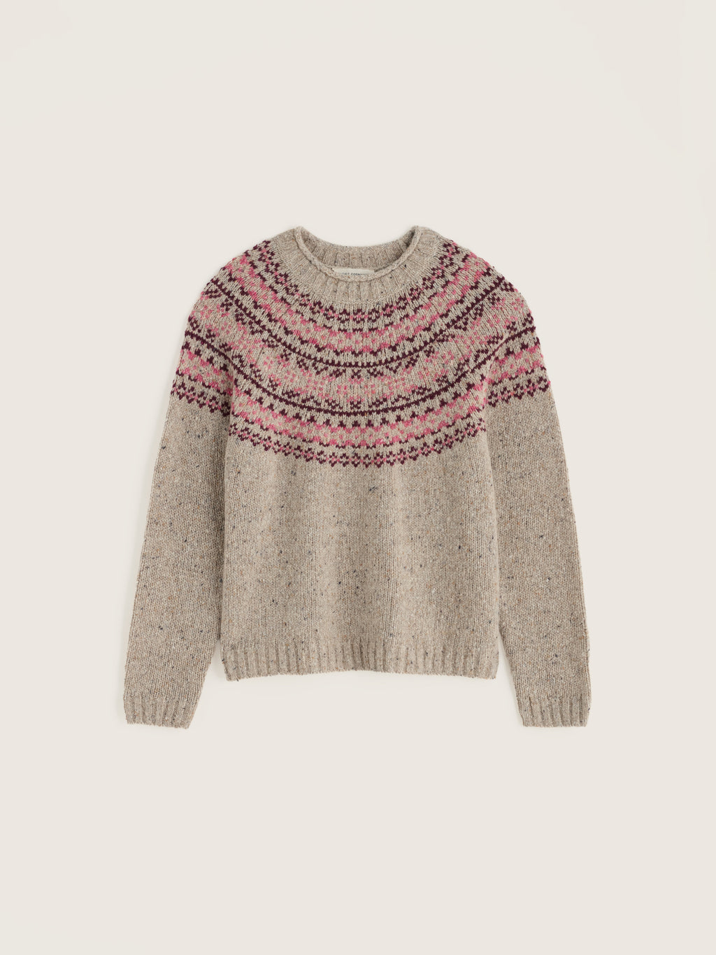 Seasalt Port Kinnis Jumper Merino - Dark Rose Mix